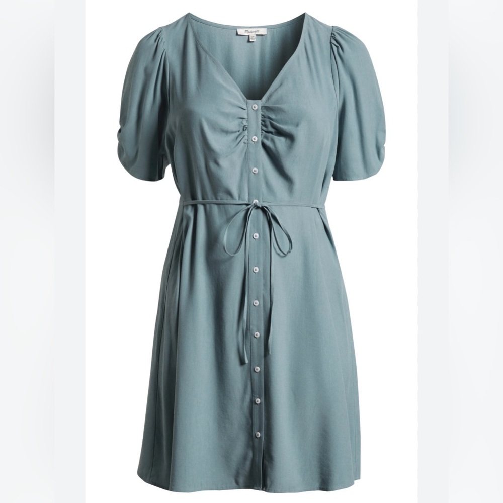 Madewell Teal Dress with Button Detail NWT Size 20W